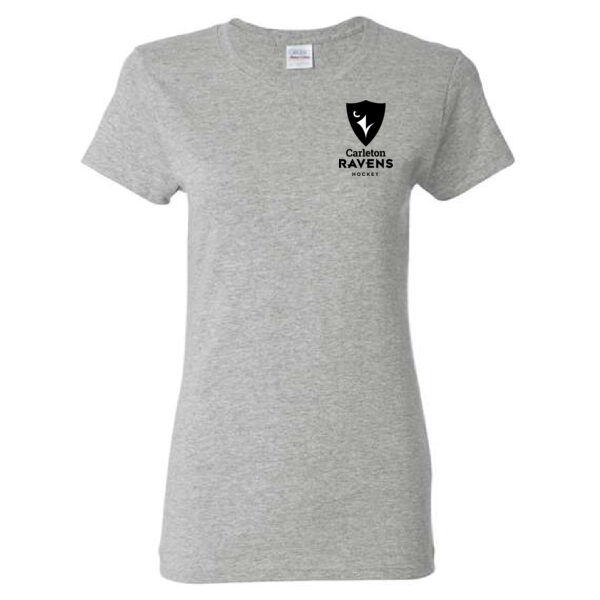 Gildan Women's Hockey Printed T-Shirt Thumbnail