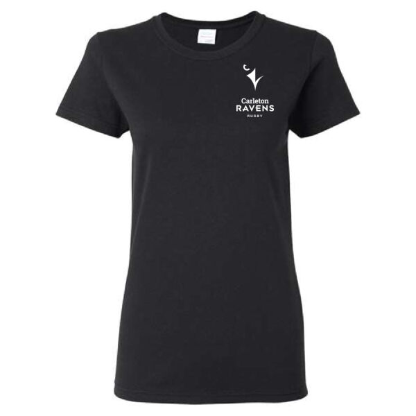 Gildan Women's Rugby Printed T-Shirt Thumbnail