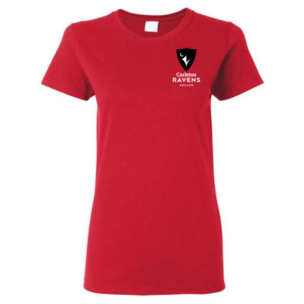 Gildan Women's Soccer Printed T-Shirt Thumbnail