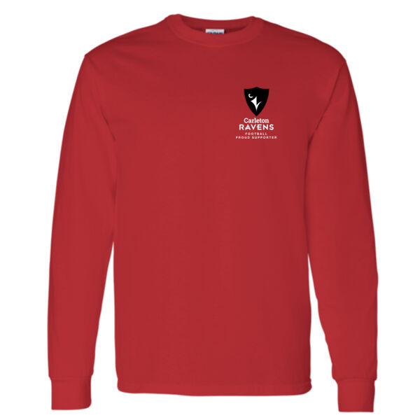 Gildan Unisex Football Proud Supporter Printed Long Sleeve Thumbnail