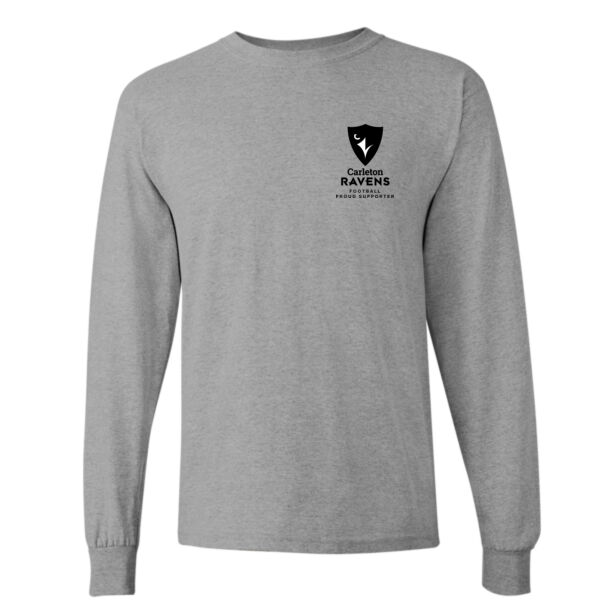 Gildan Unisex Football Proud Supporter Printed Long Sleeve Thumbnail