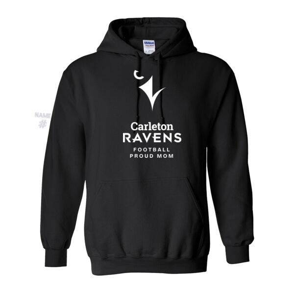 Gildan Unisex Football Proud Mom Printed Hoodie Thumbnail