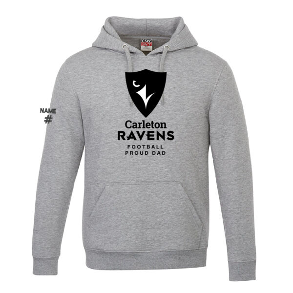 Vault Unisex Football Proud Dad Printed Hoodie Thumbnail