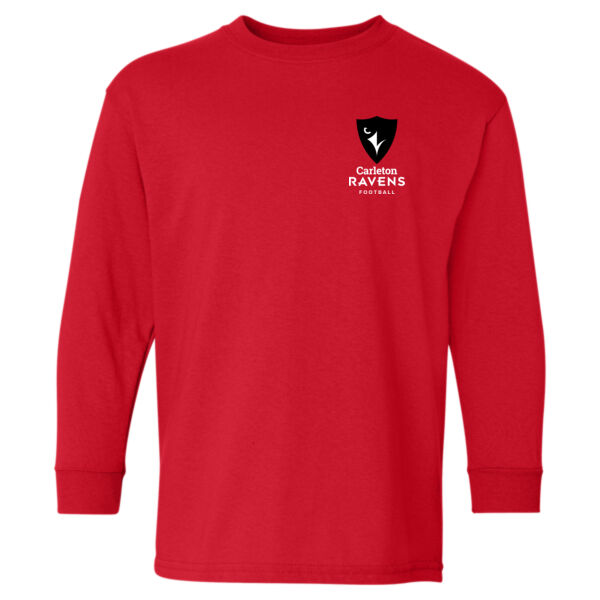 Gildan Youth Football Printed Long Sleeve Thumbnail