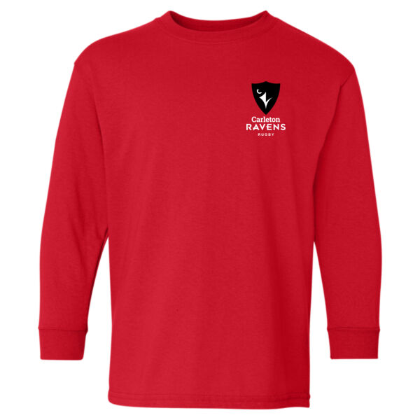 Gildan Youth Rugby Printed Long Sleeve Thumbnail