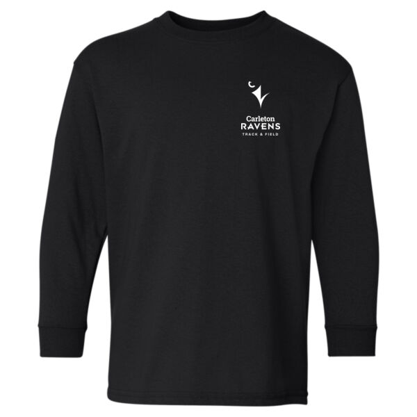 Gildan Youth Track & Field Printed Emblem Long Sleeve Thumbnail