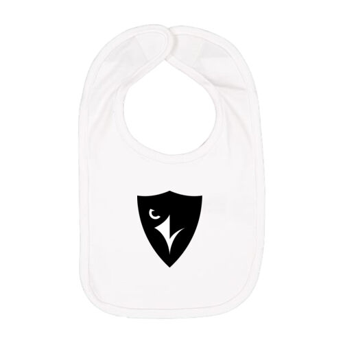 Rabbit Skins Shield Printed Jersey Baby Bib Thumbnail