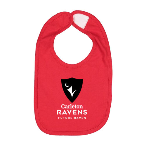 Rabbit Skins CU  Future Raven Shield Printed Jersey Baby Bib Thumbnail
