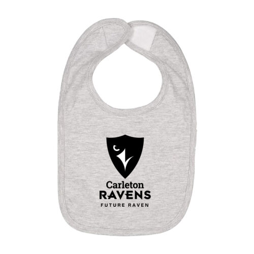 Rabbit Skins CU Future Raven Shield Printed Jersey Baby Bib Thumbnail
