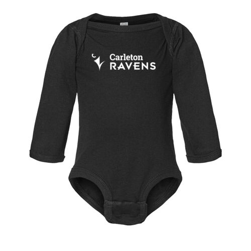 Rabbit Skins Horizontal CU Eye & Beak Printed Fine Jersey LS Bodysuit Thumbnail