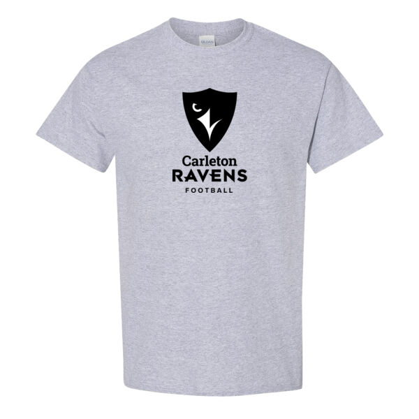 Gildan Men's Football Crest Printed T-Shirt Thumbnail