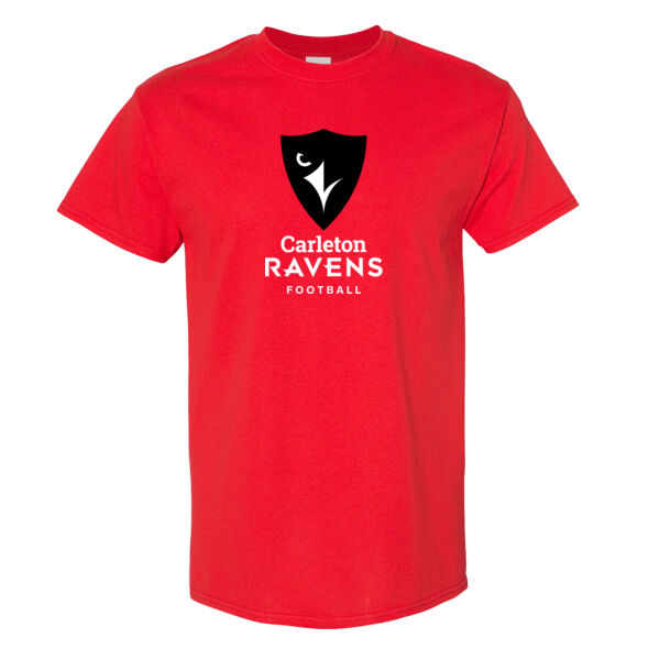 Gildan Men's Football Crest Printed T-Shirt Thumbnail